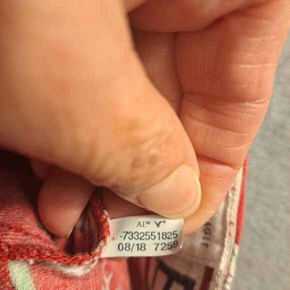 American Eagle Mens M Lounge Sleep Pants Red Polar Bear  Christmas Comfy Winter - Picture 5 of 8